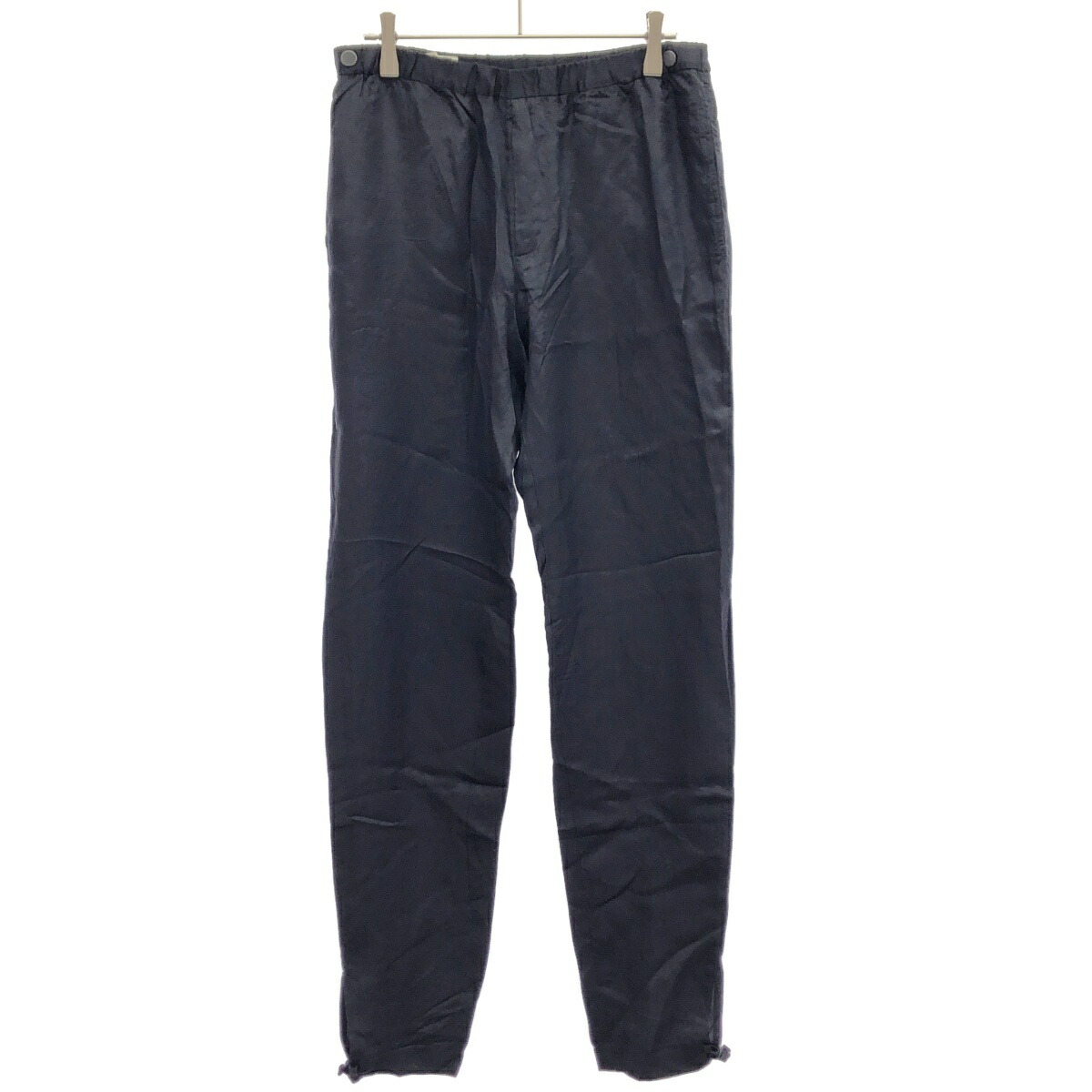 DRIES VAN NOTEN ドリスヴァンノッテン レーヨンキュプラ サテンイージーパンツ  米国海軍系 46 【中古】 ITQS1VFZLQPS