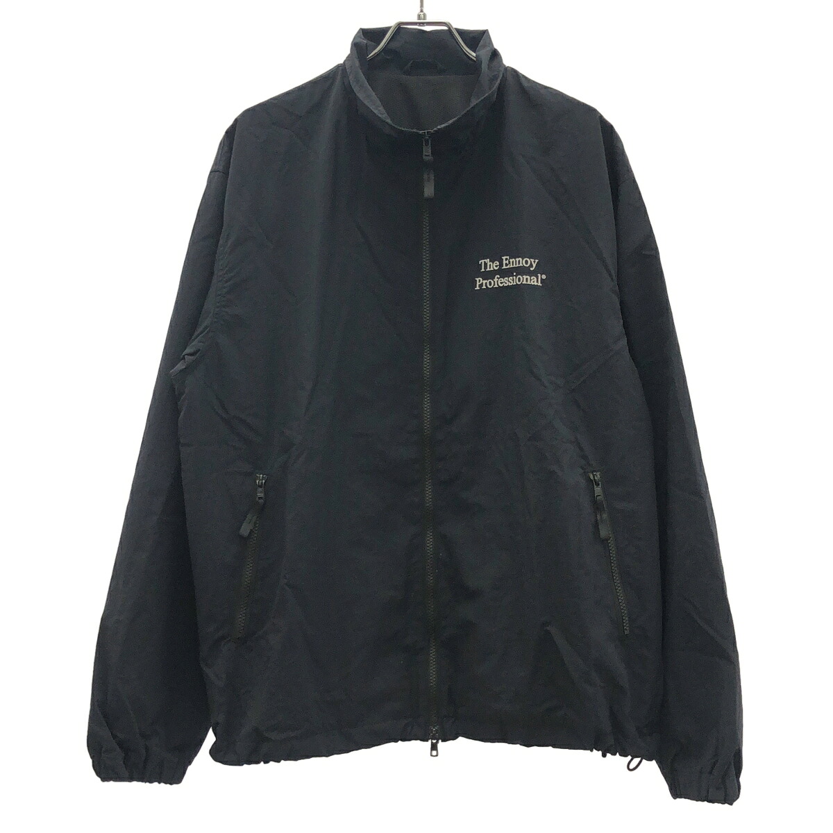 ENNOY エンノイ 23AW NYLON TRACK SUIT 貨物自動車上衣\u0026貨物自動車ズボン下 セットアップ AW23BRENJK02LP/AW23BRENPT04LP 黒いこと系 L 【中古】 ITIPKB6VKIBK