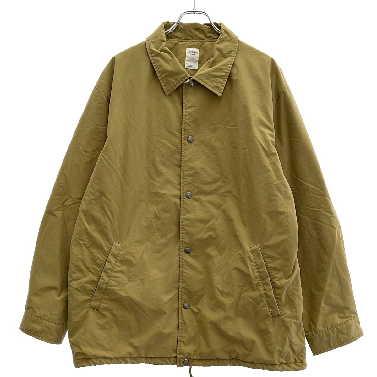 Ron Herman California ロンハーマン カルフォルニア ナイロンコーチジャケット 3920400013 黄色ベージュ系 XL 【中古】 ITAZVCGSG4F2