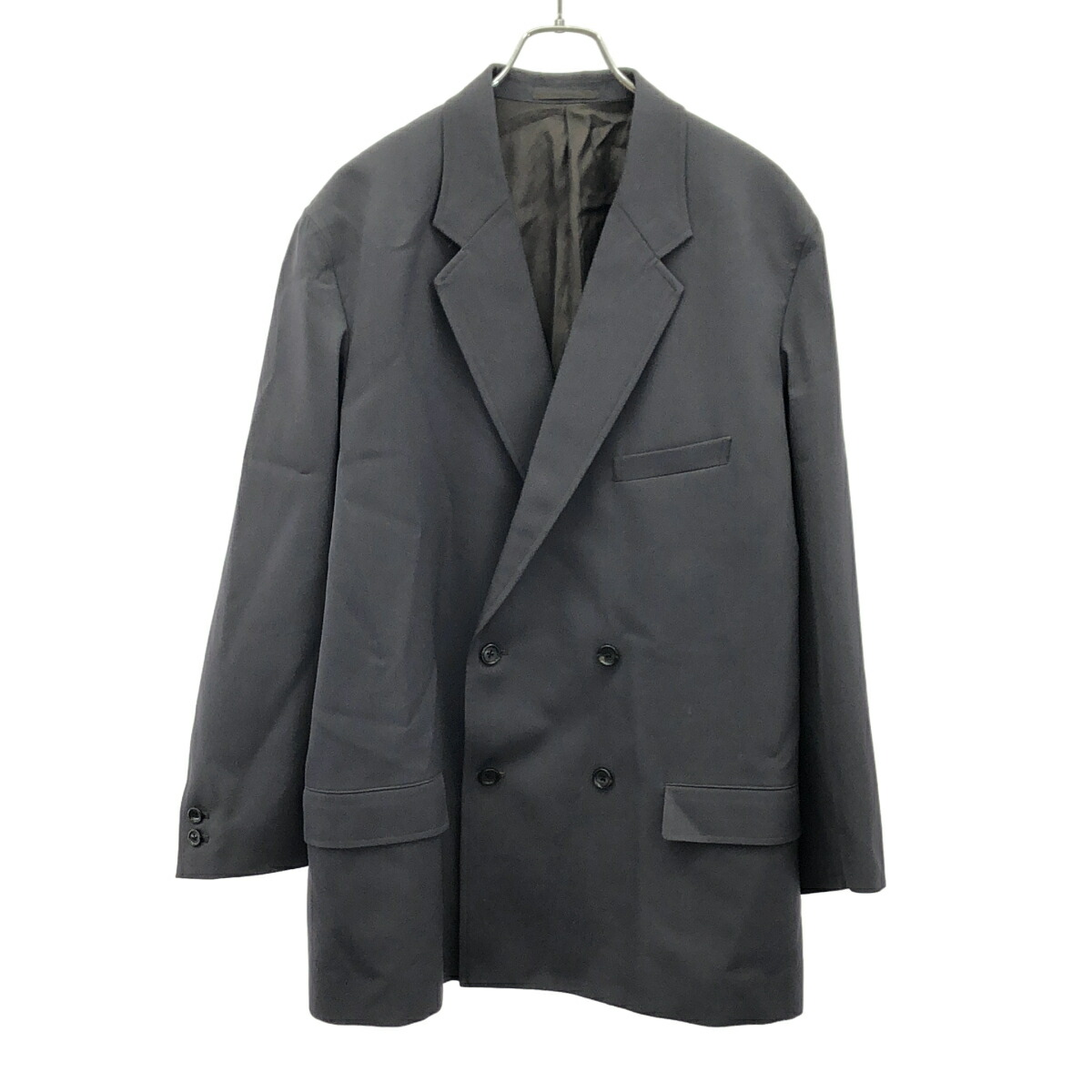 Graphpaper グラフ記録調査報告 25AW Scale Off Wool Double Jacket\u0026Scale Off Wool Wide Tapered Chef Pants セットアップ GM253-20172B/GM253-40175B 薄墨色 1 【中古】 IT8VXAWSIB3M