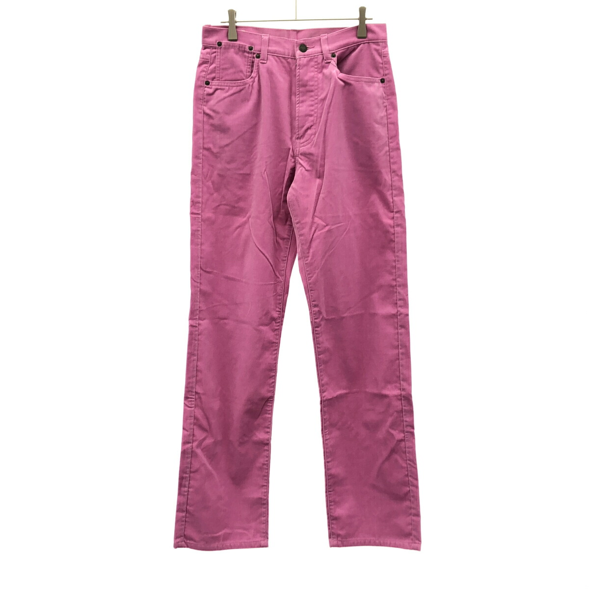 DRIES VAN NOTEN ドリスヴァンノッテン モールスキンストレートパンツ 012410-3254-305 さくら色 27 【中古】 ITF4TQV62BWY