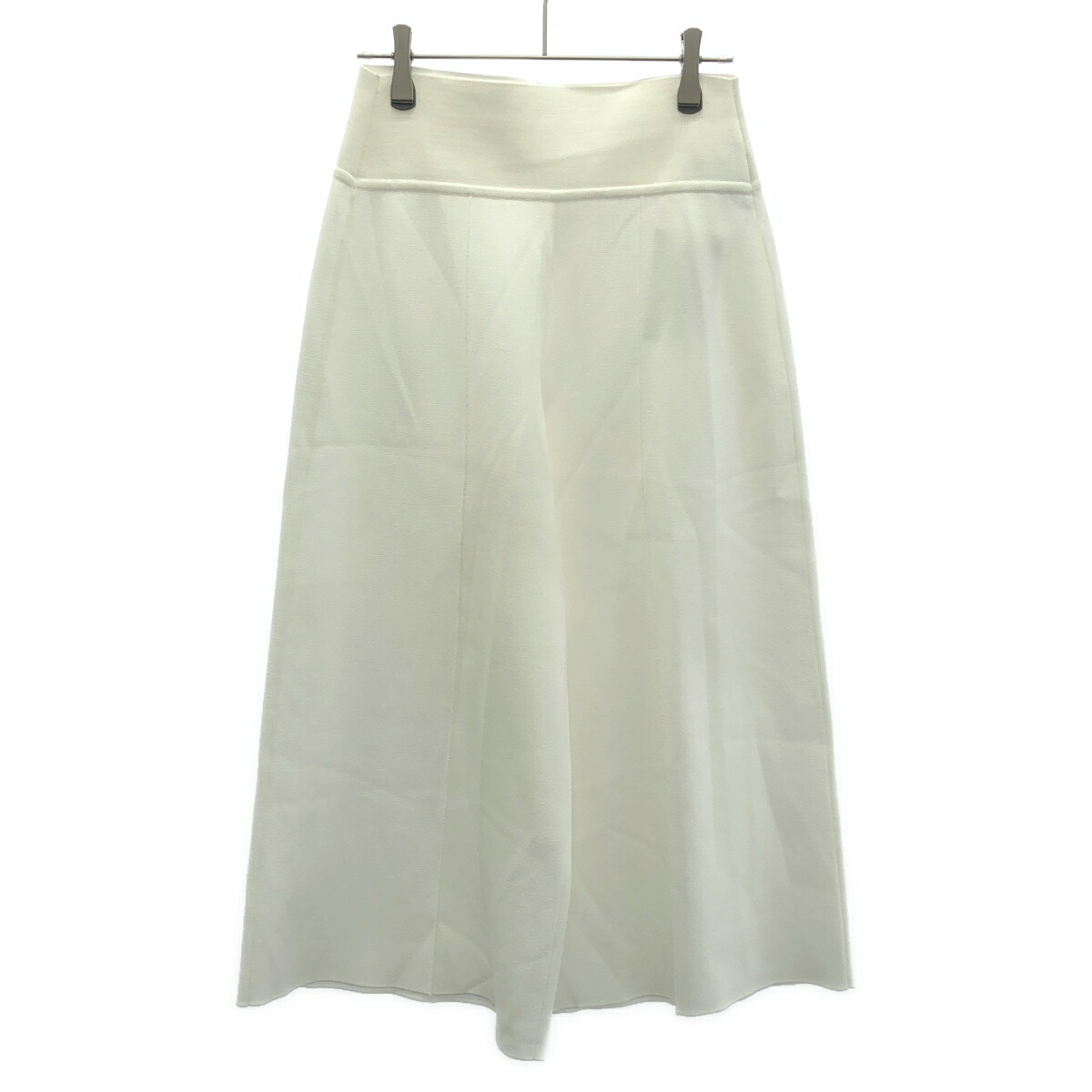 FOXEY NEWYORK  フォクシー ニューヨーク州 23SS KNIT PANTS VALERIANE ワイドニットパンツ 43599-NSKOX603MH 白いこと 38 【中古】 ITCSZNF8G93M