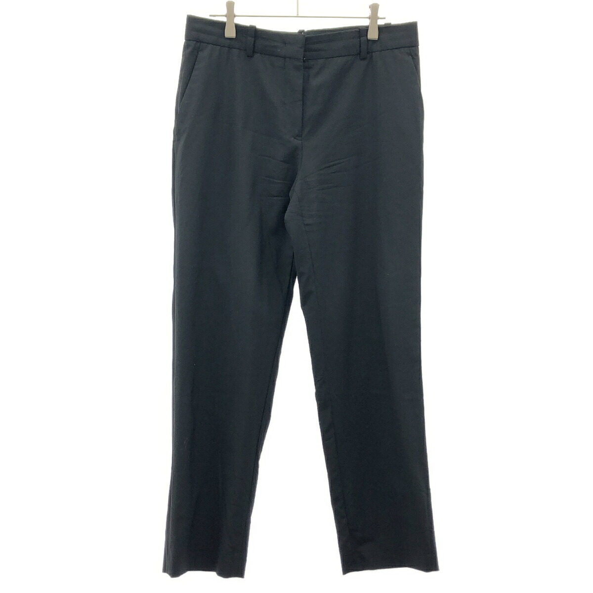 JIL SANDER ジルサンダー 18AW ウールスラックスパンツ JSPN300920 WN210902 黒いこと 36 【中古】 ITTJOOE47UOU