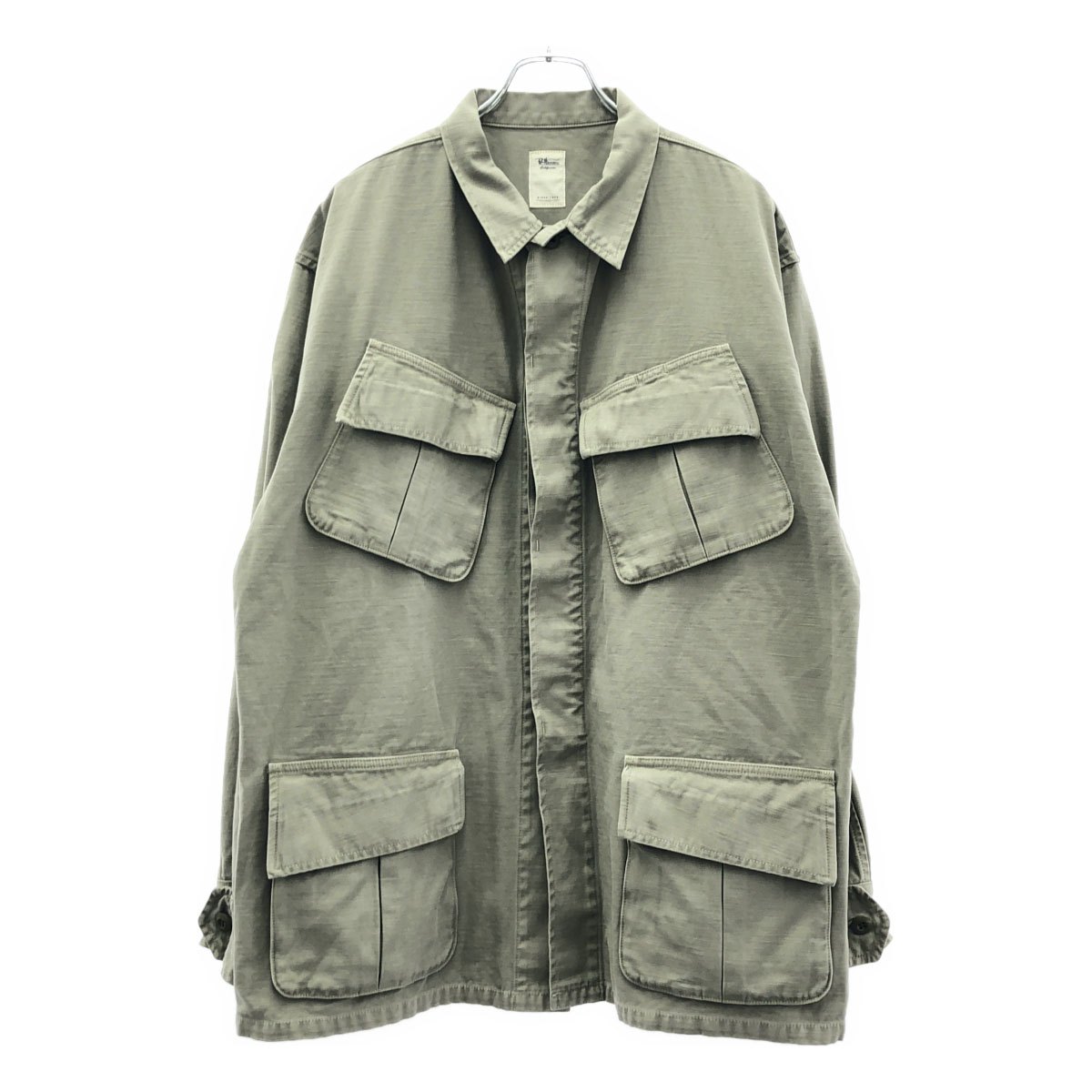 Ron Herman California ロンハーマン カルフォルニア ウォッシュドバックサテンジャングルファティーグジャケット 3520400028 カーキ XL 【中古】 ITGNCEXJWULS