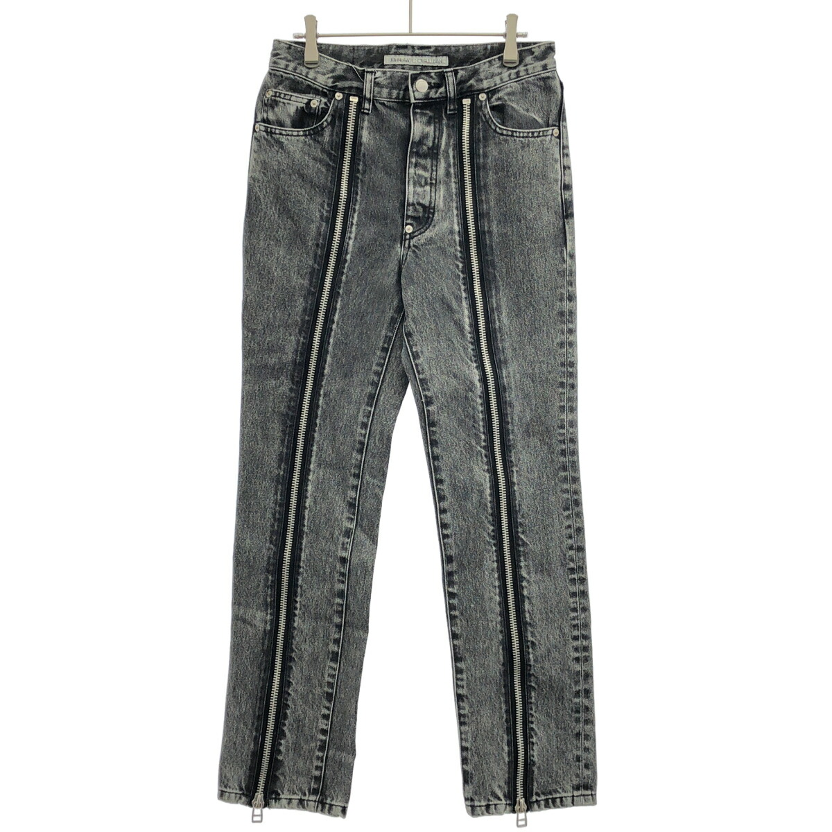 JOHN LAWRENCE SULLIVAN ジョン ローレンス サリヴァン BLEACHED DENIM ZIPPED PANTS ジップデニムパンツ JLS-02-20 薄墨色 44 【中古】 ITI3S95MFP2I