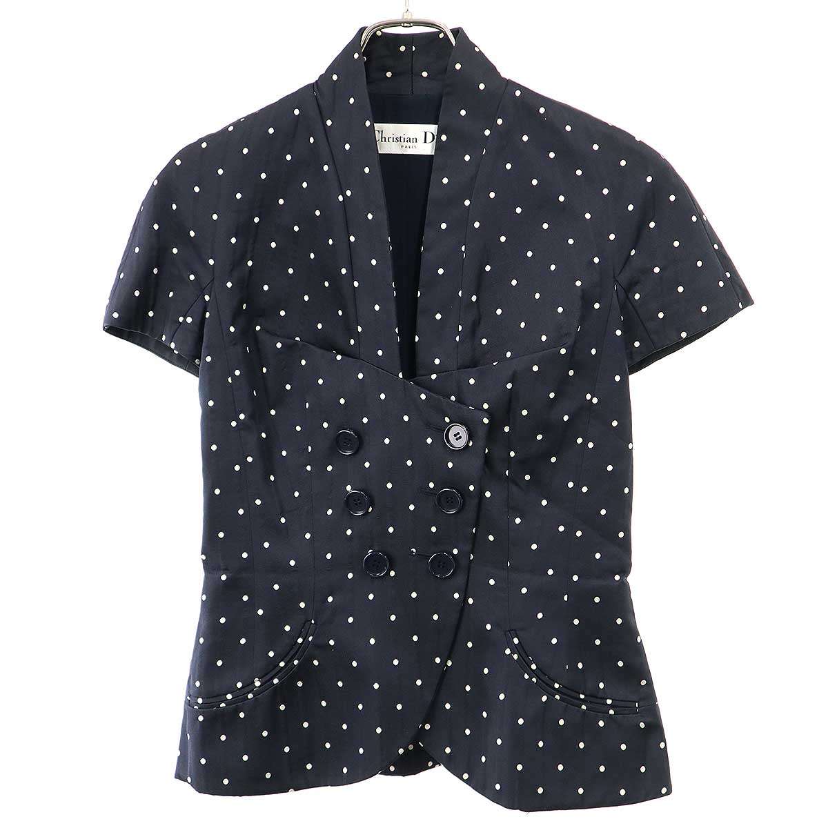 Christian Dior ディオール 一点 ショートスリーブジャケット\u0026スコート セットアップ 0C21234A1639/0C21301A1639 米国海軍 F36 【中古】 ITCM45Y297UW