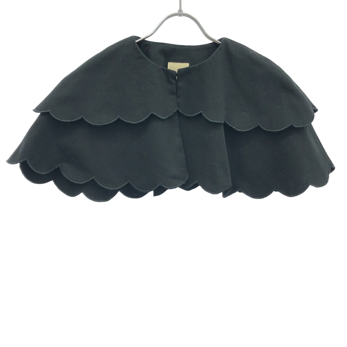 les vacances d\u0027irina レ 御休み デイリーナ スカロップ色つや つけ襟 65-85-0001-096 黒いこと  【中古】 IT6A9K22WAMH
