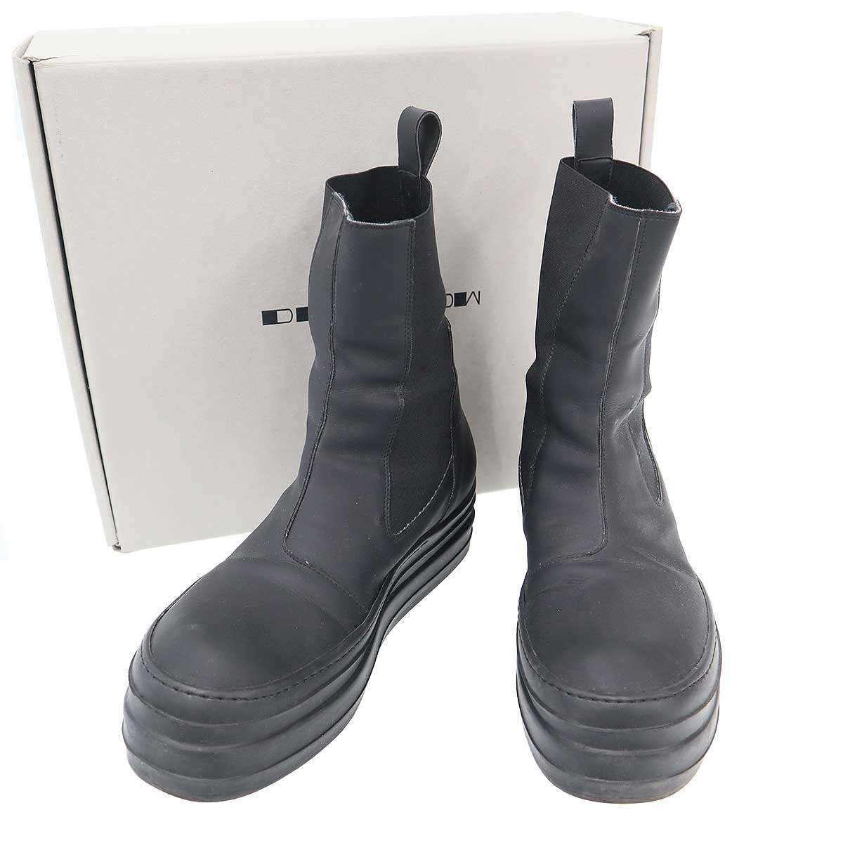 DRKSHDW by Rick Owens ダークシャドウバイリックオウエンス 20AW Double Bumper Beetle Sneaks ブーツ DU20F1826 黒いこと 43 【中古】 ITJ04YPPDU3O