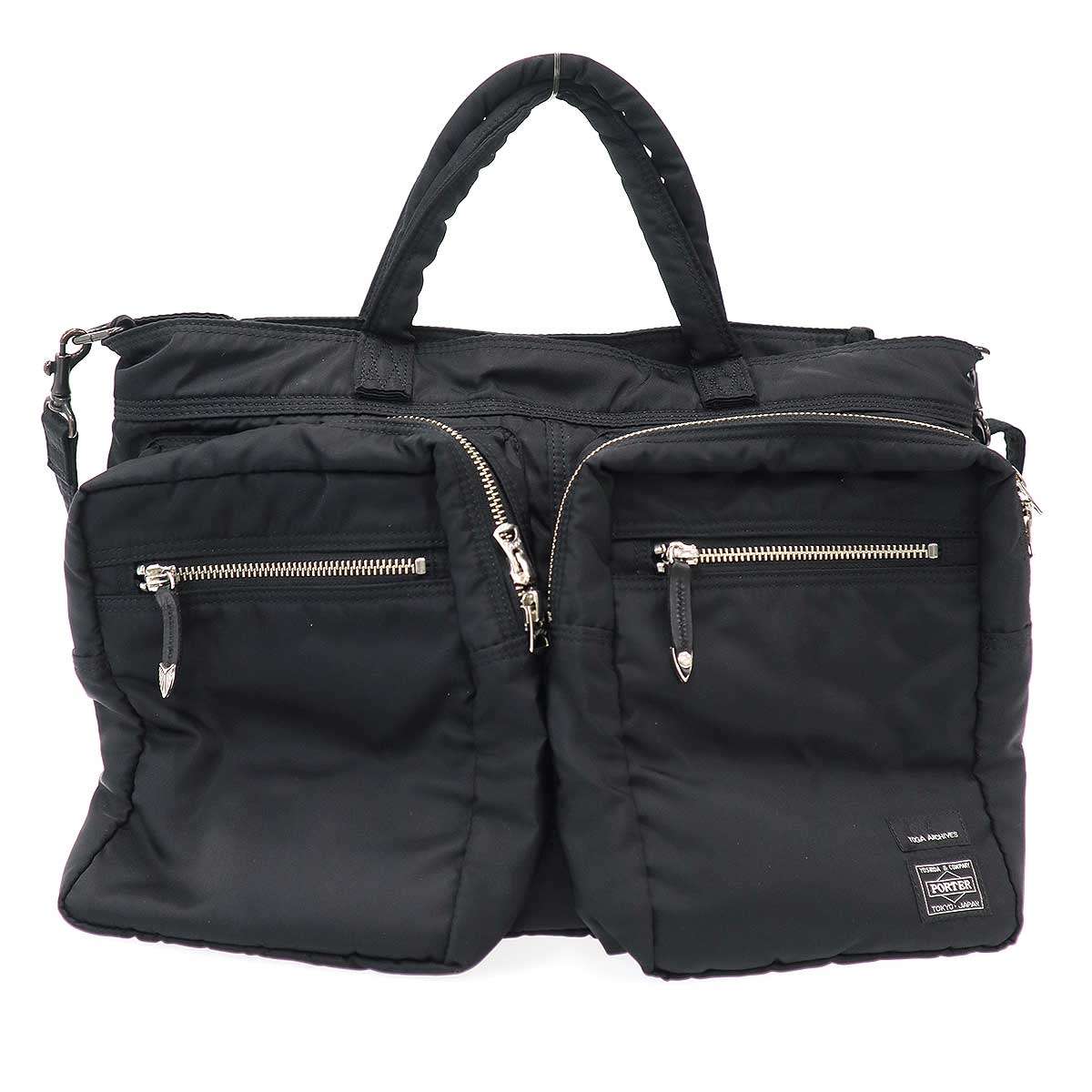 TOGA ARCHIVES×PORTER トーガアーカイブス×ボーイ 24SS Tote Bag Porter SP 2WAYショルダートートバッグ  黒いこと  【中古】 ITJO6AA8CLVY