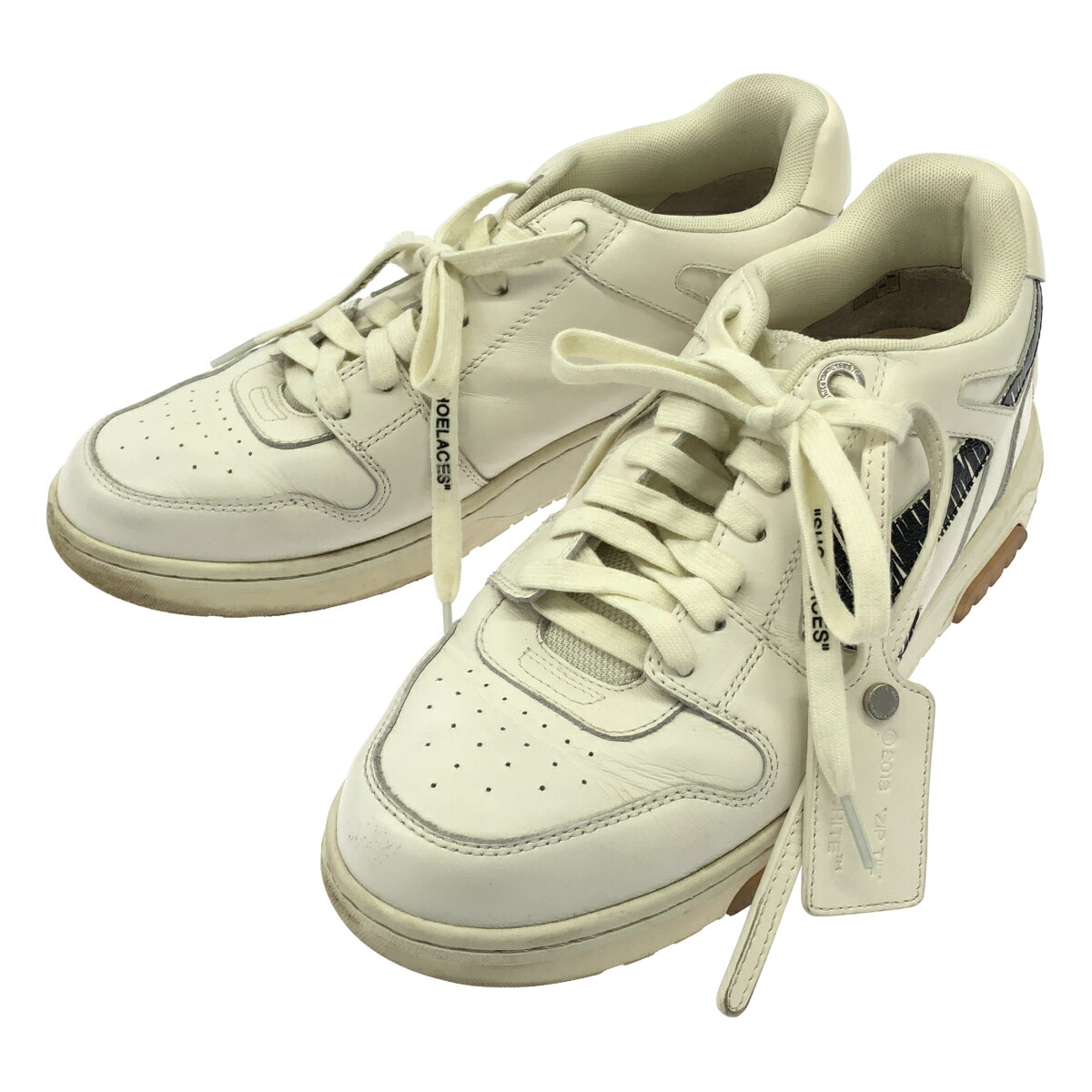 OFF-WHITE 象牙色 OUT OF OFFICE スニーカー  白いこと 42 【中古】 ITP8GLWWJLGY