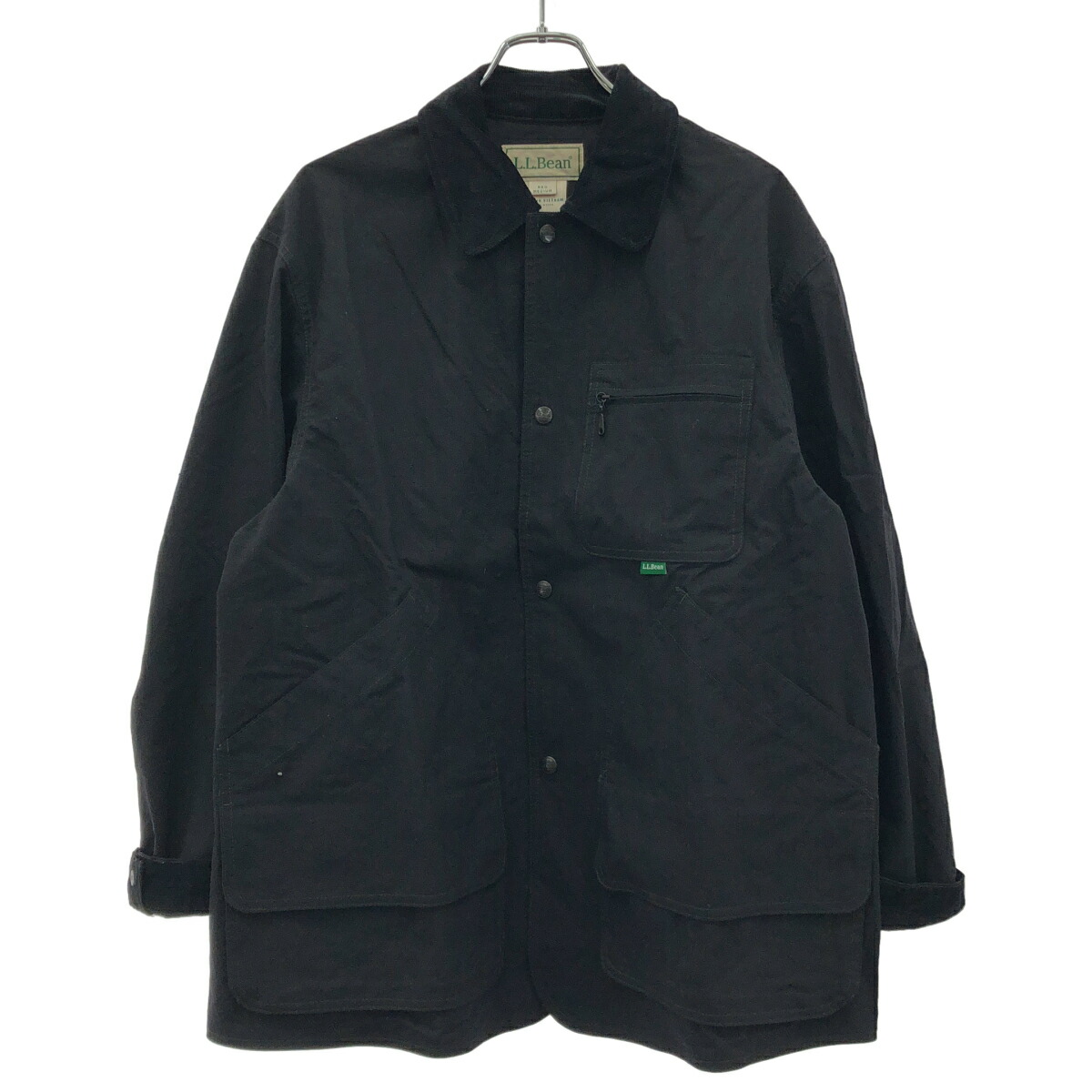 L.L.Bean エルエルビーン Field Coat 活動の領域厚地の外套 上衣 5175-9043 黒いこと M 【中古】 ITGU51B0P1L0