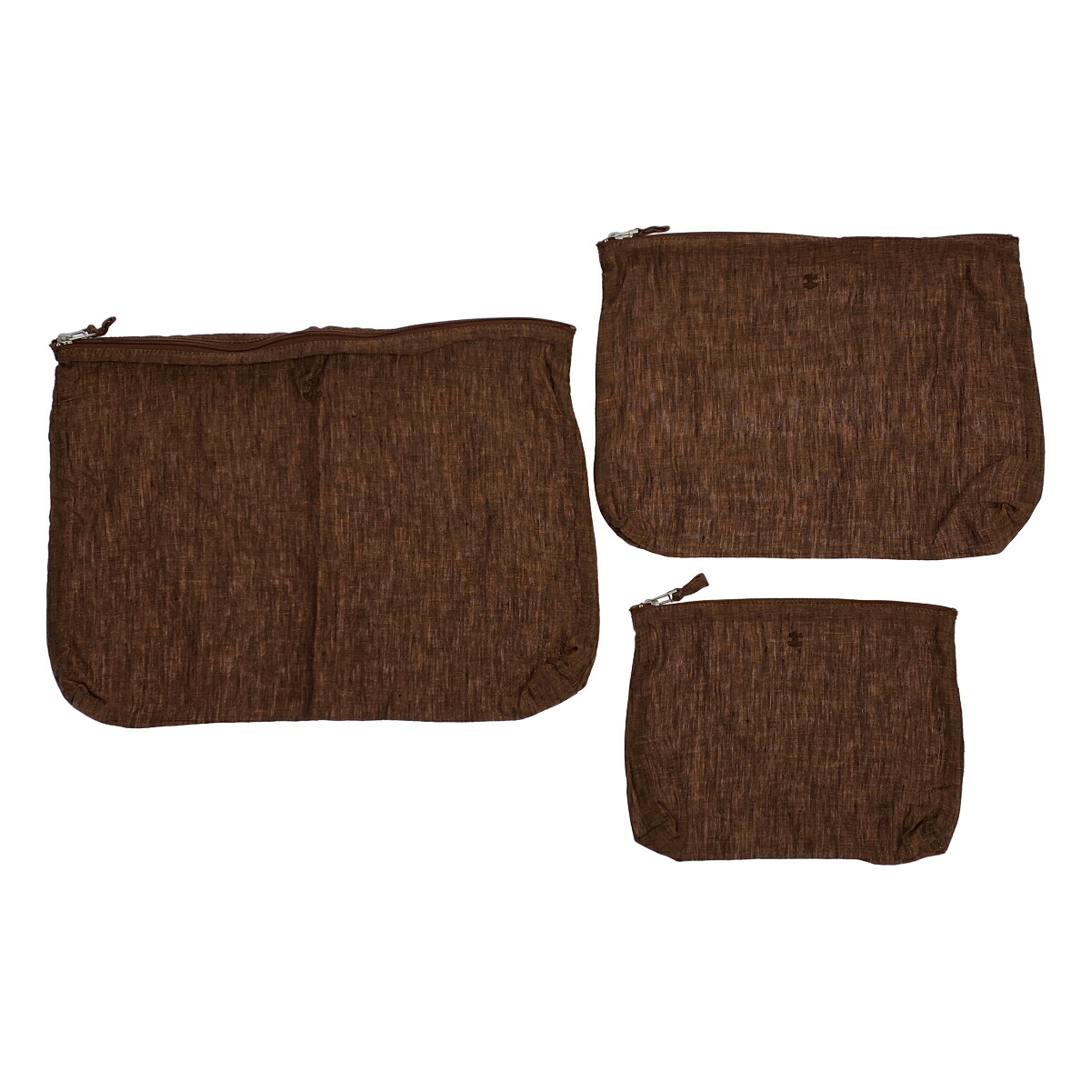 ARTS\u0026CRAFTS アーツアンドクラフツ 25SS Travel pouch 3set 合財袋3点書き割り  赤銅色  【中古】 ITNBEE1Q1NT0