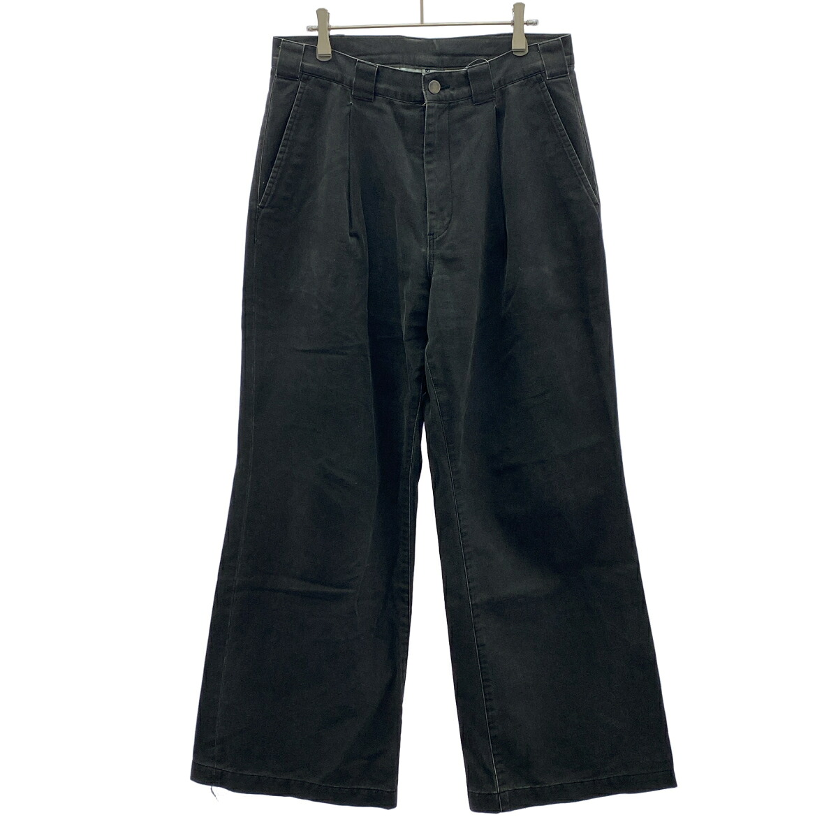 kiivu キフ BAGGY CHINO TROUSER バギーチノトラウザーパンツ K112521008 黒いこと L 【中古】 ITBI1RTXV4NC
