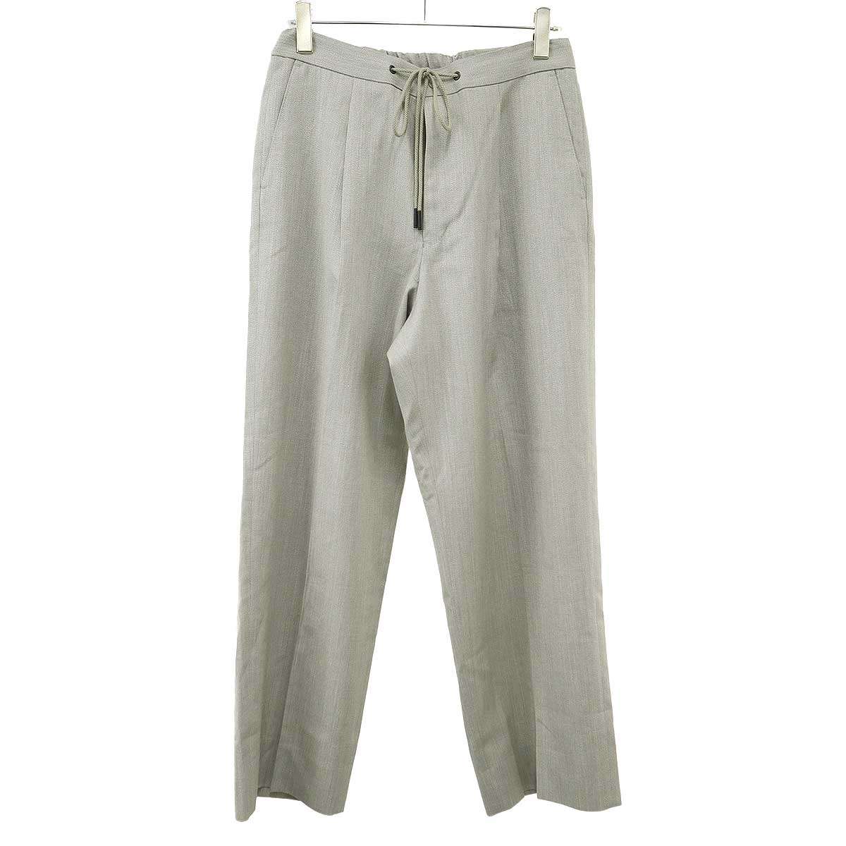 THE RERACS ザ 紫はしどいクス 26SS THE EASY SLACKS WIDE イージーワイドスラックスパンツ 26SS-REPT-289 薄墨色 46 【中古】 ITUE0P6094NW