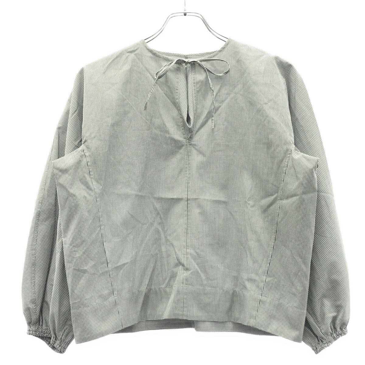 TENNE HANDCRAFTED MODERN 拾 ハンドクラフテッドモダン THOMAS MASON 透かし彫り柄 プルオーバー  白いこと 黒いこと F 【中古】 ITW9Y3T6GGGP