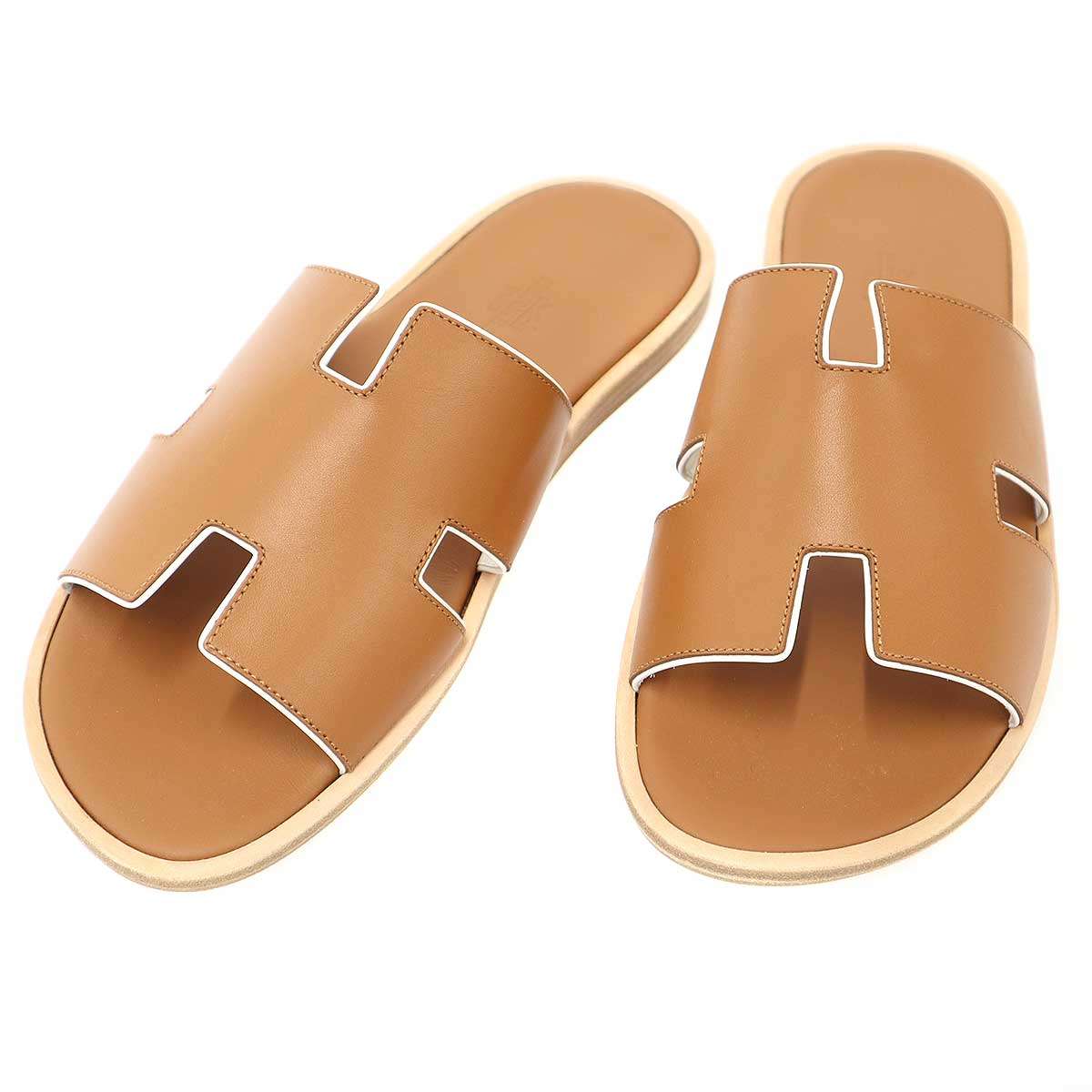 HERMES エルメス Izmir Sandals イズミール サンダル AF222844 赤銅色 39 【中古】 IT8EK8RA4CJK