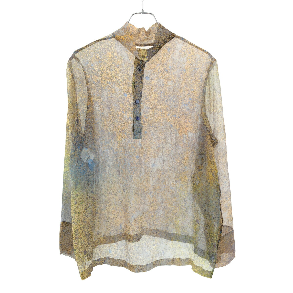 UNiPH ユニーフ 24AW ラピスプリントシアープルオーバーブラウス 531-4210985 入り合わせる色合い 1 【中古】 ITYWJNXYL9JK