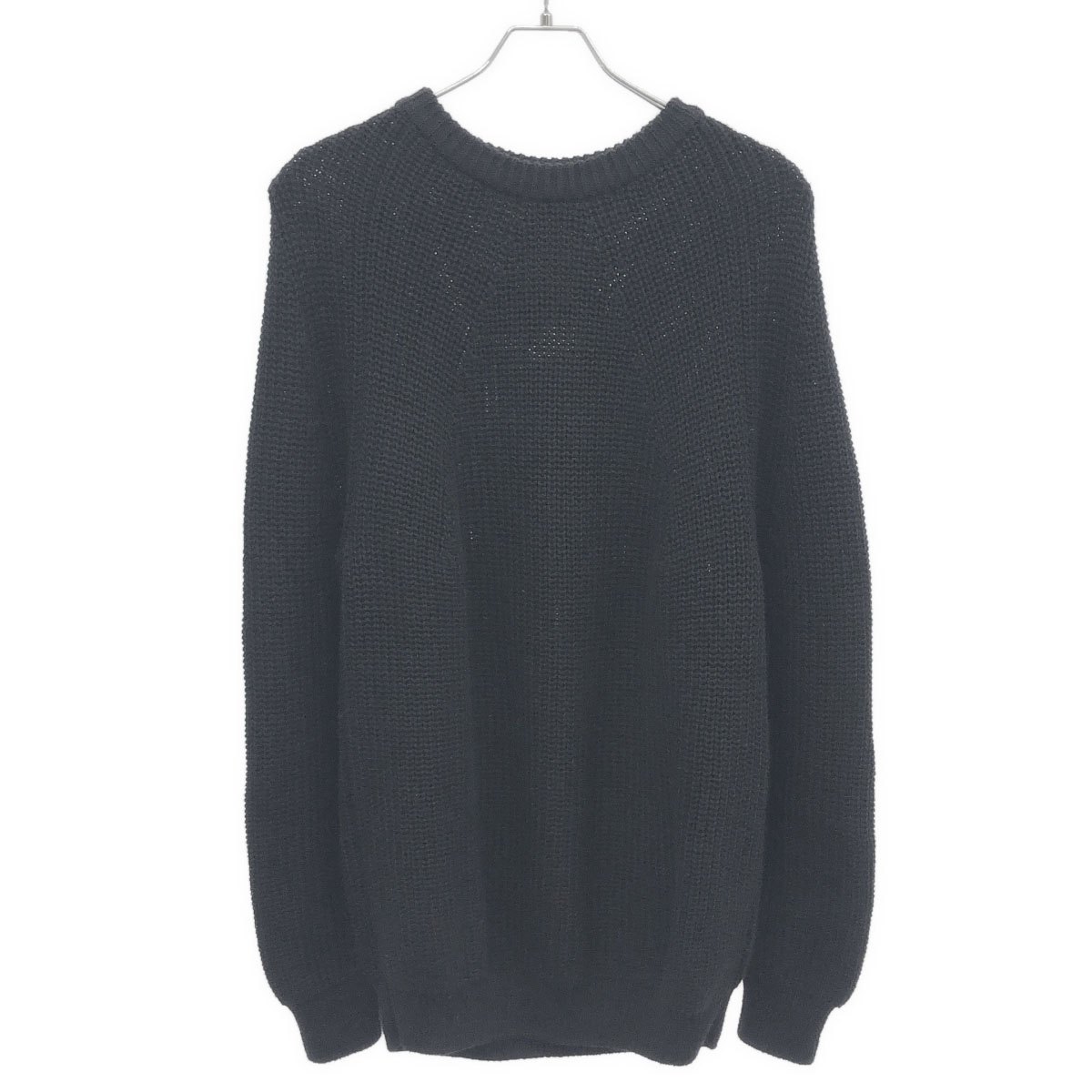 BATONER バトナー 25AW シグネチャーニットセーター BN-25FM-038 黒いこと 2 【中古】 ITTYHJQBEDYM