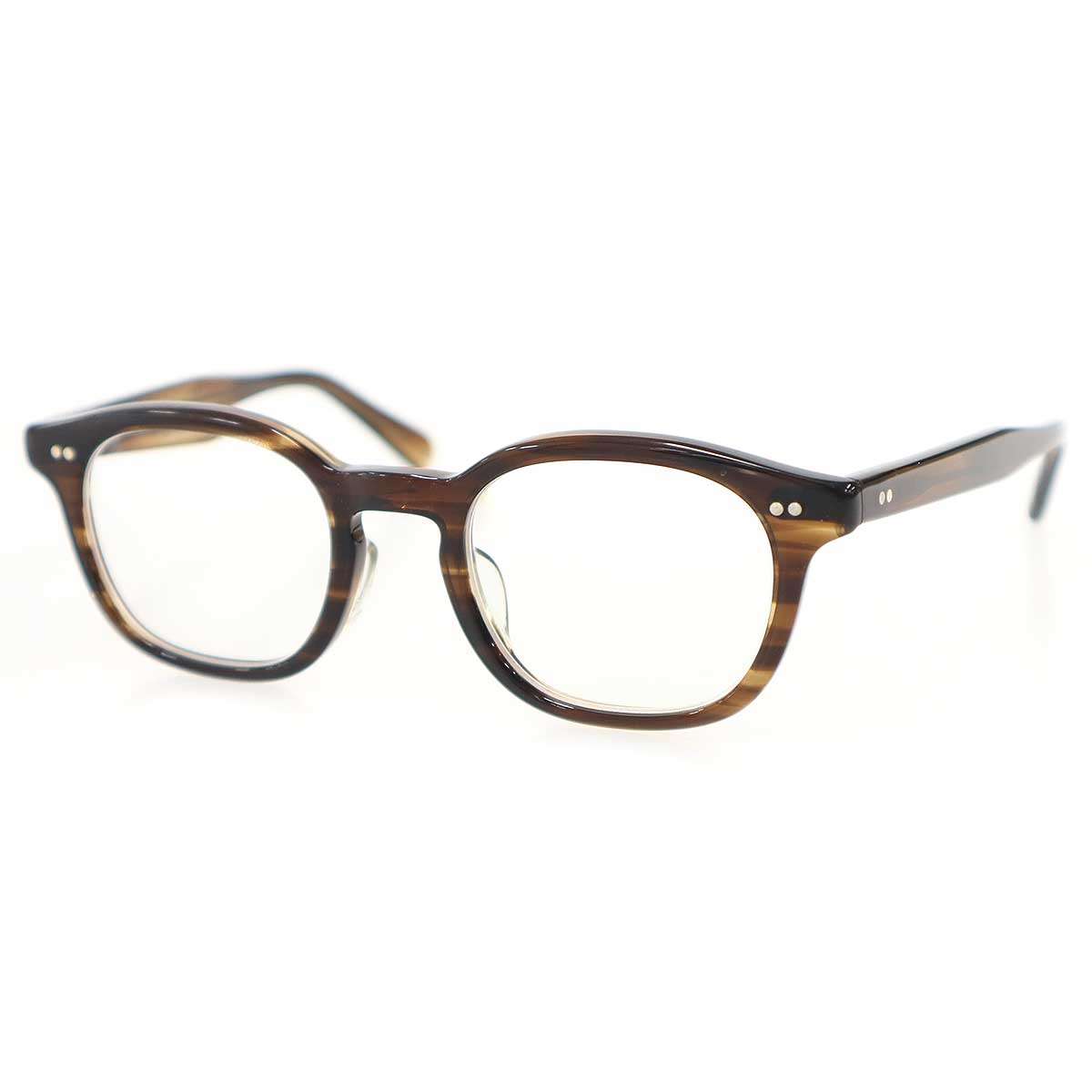 金子眼鏡 KA-62 ウェリントン アイウェア ブラウン 47□21-146 【中古】 ITDUADMNS74B|MODESCAPE 店