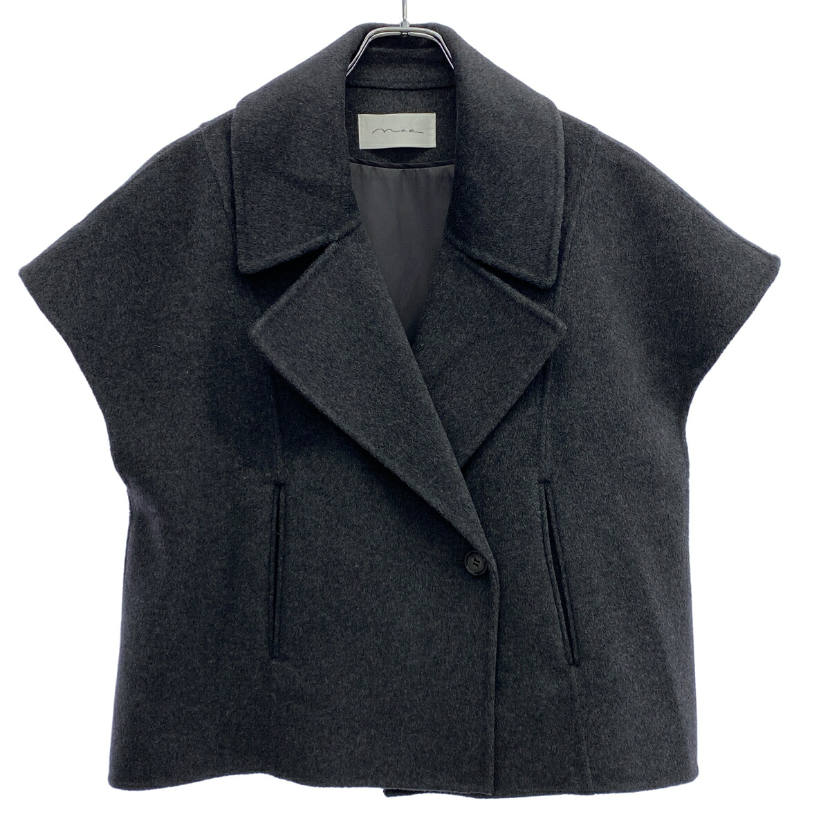 ナトリウム.e ナエ Standard Wool Vest 羊毛より良い  薄墨色 - 【中古】 IT2UJJ46NEG0