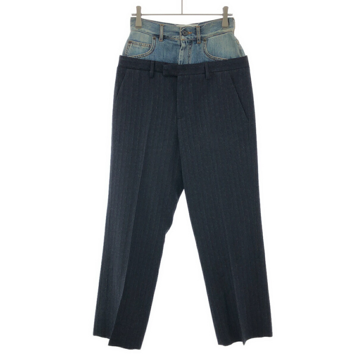 Maison Margiela 1 メゾン マルジェラ 17AW デニムウエストスラックスパンツ S51KA0389 S48100 グレー 38 【中古】 ITJU3ORV52IE｜MODESCAPE 店