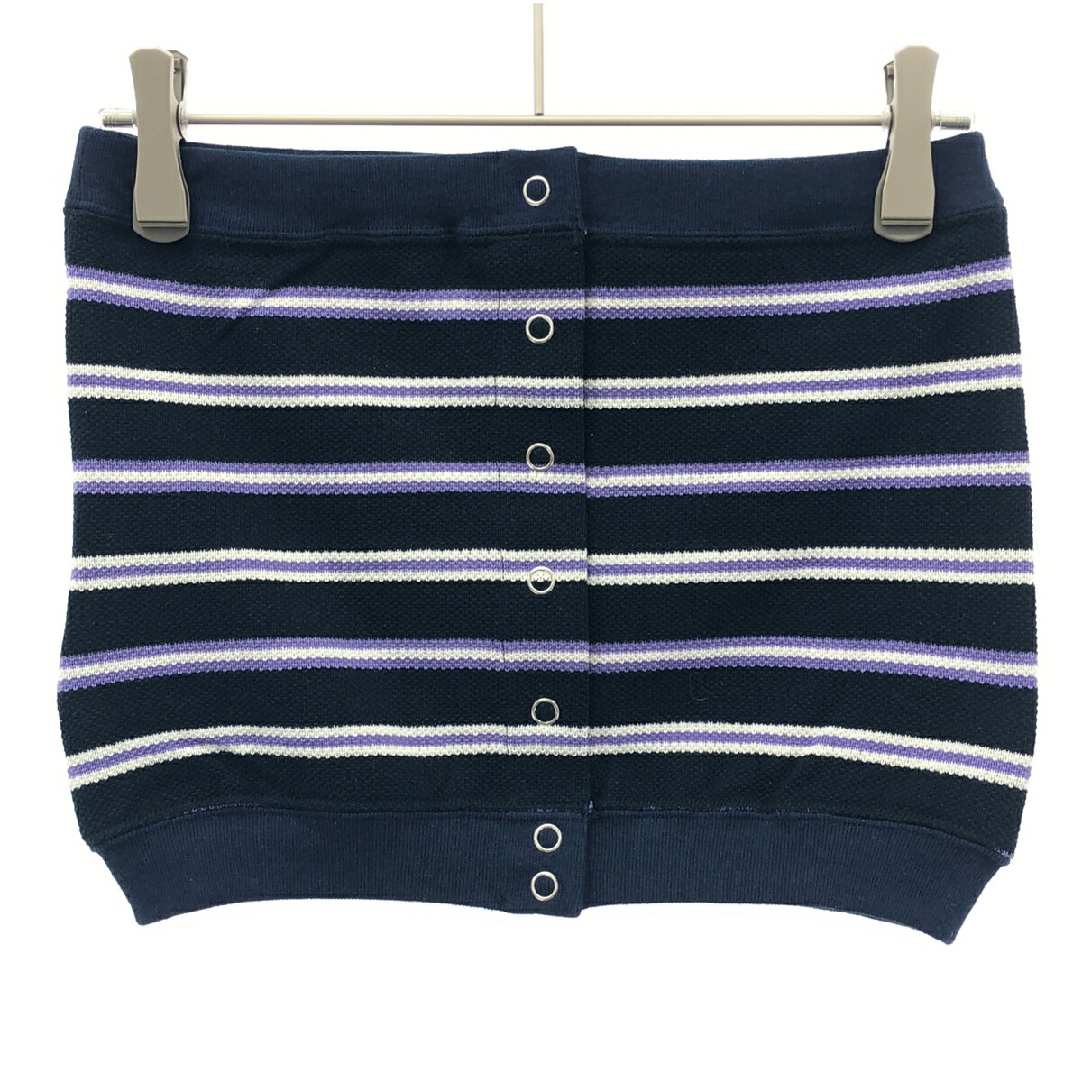 JOHN MASON SMITH ジョン メイソン スミス 26SS COTTON PIQUE TUBE TOP 熱電子管いの一番 26SCT-327L 米国海軍 パープル 36 【中古】 ITJ0G8XSYSJC