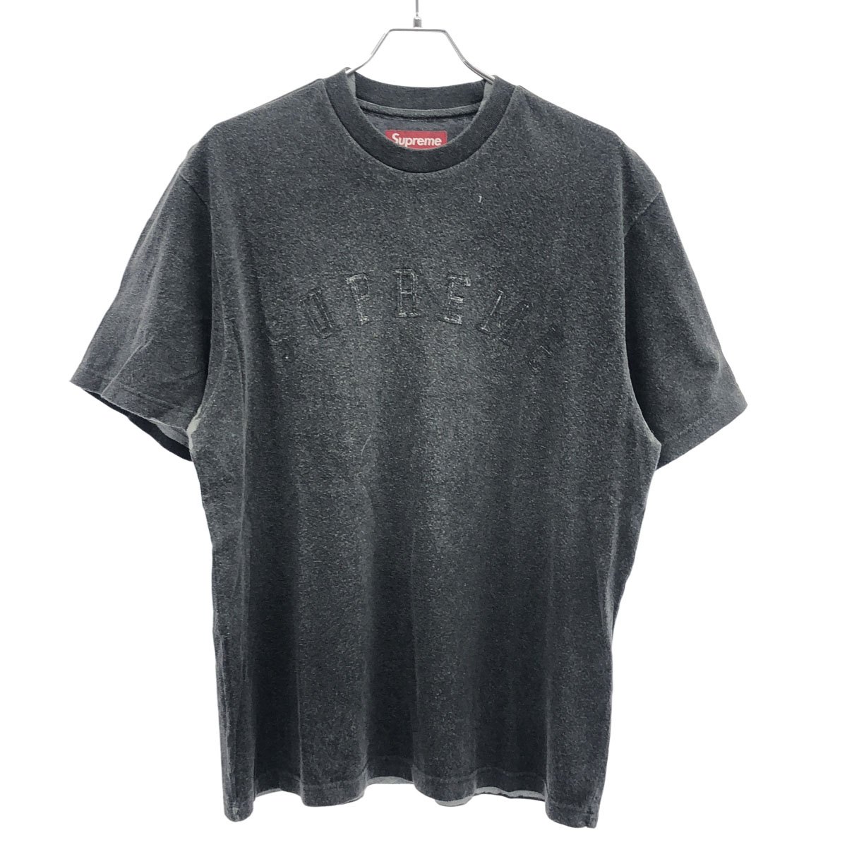 Supreme シュプリーム 25AW Overprint S/S Top ティーシャツ  濃灰色 M 【中古】 ITWCYUOGA048
