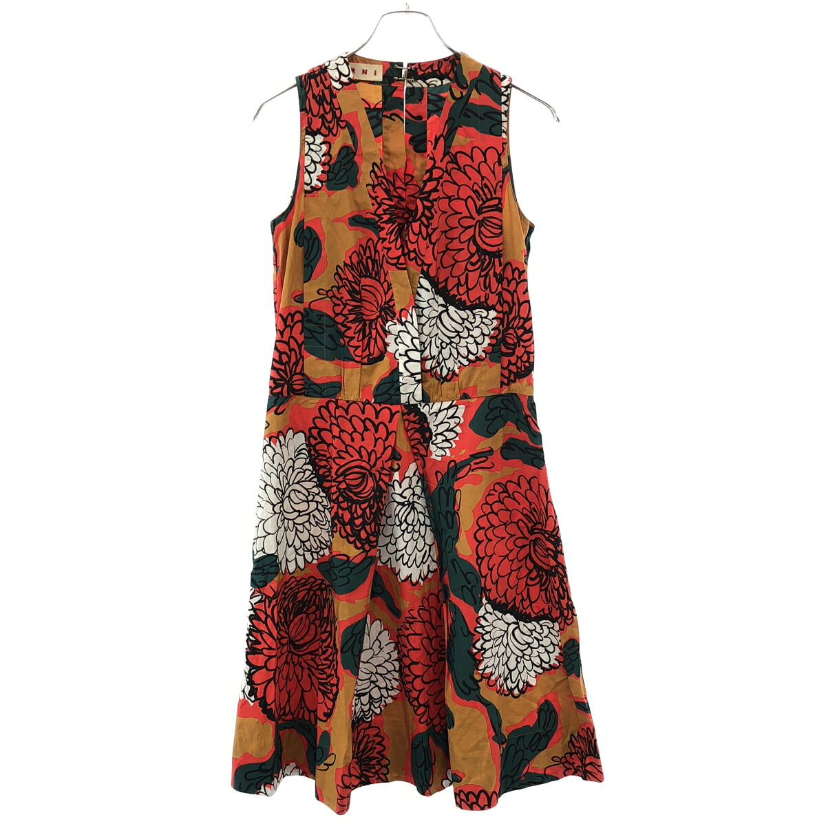 MARNI マルニ 13SS フラワープリントワンピース ミックス 40 【中古】 IT3JCBMW3V2R｜MODESCAPE 店 7,877円