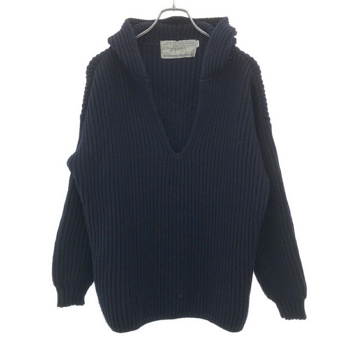 Oldderby Knitwear オールドダービーニットウェア プルオーバーニットパーカー  米国海軍 M 【中古】 ITMOH62NJG98