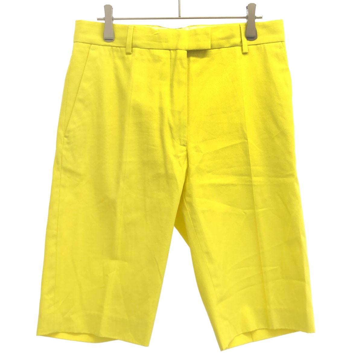 DRIES VAN NOTEN ドリスヴァンノッテン コットンショートトラウザーパンツ イエロー 36 【中古】 ITVQALJTOJ9Q｜MODESCAPE 店