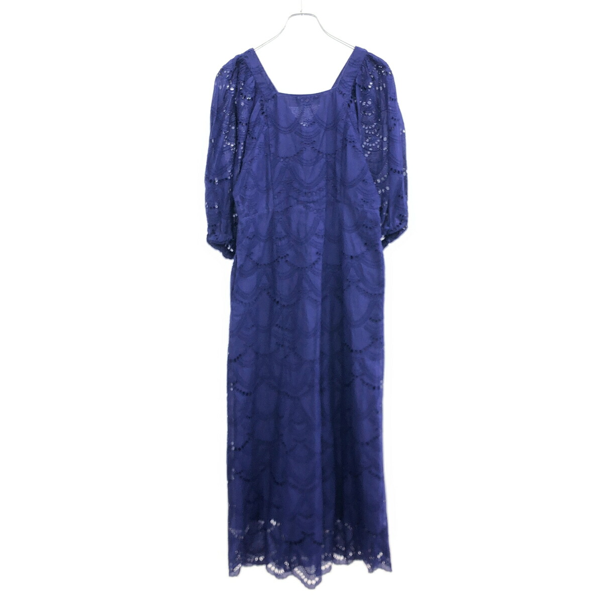 ne Quittez pas ヌキテパ Cotton Voile Dot Hemla Dress コットンボイルドットヘムラドレス 010431GT5 青碧系 【中古】 ITB9KDTZN3XO