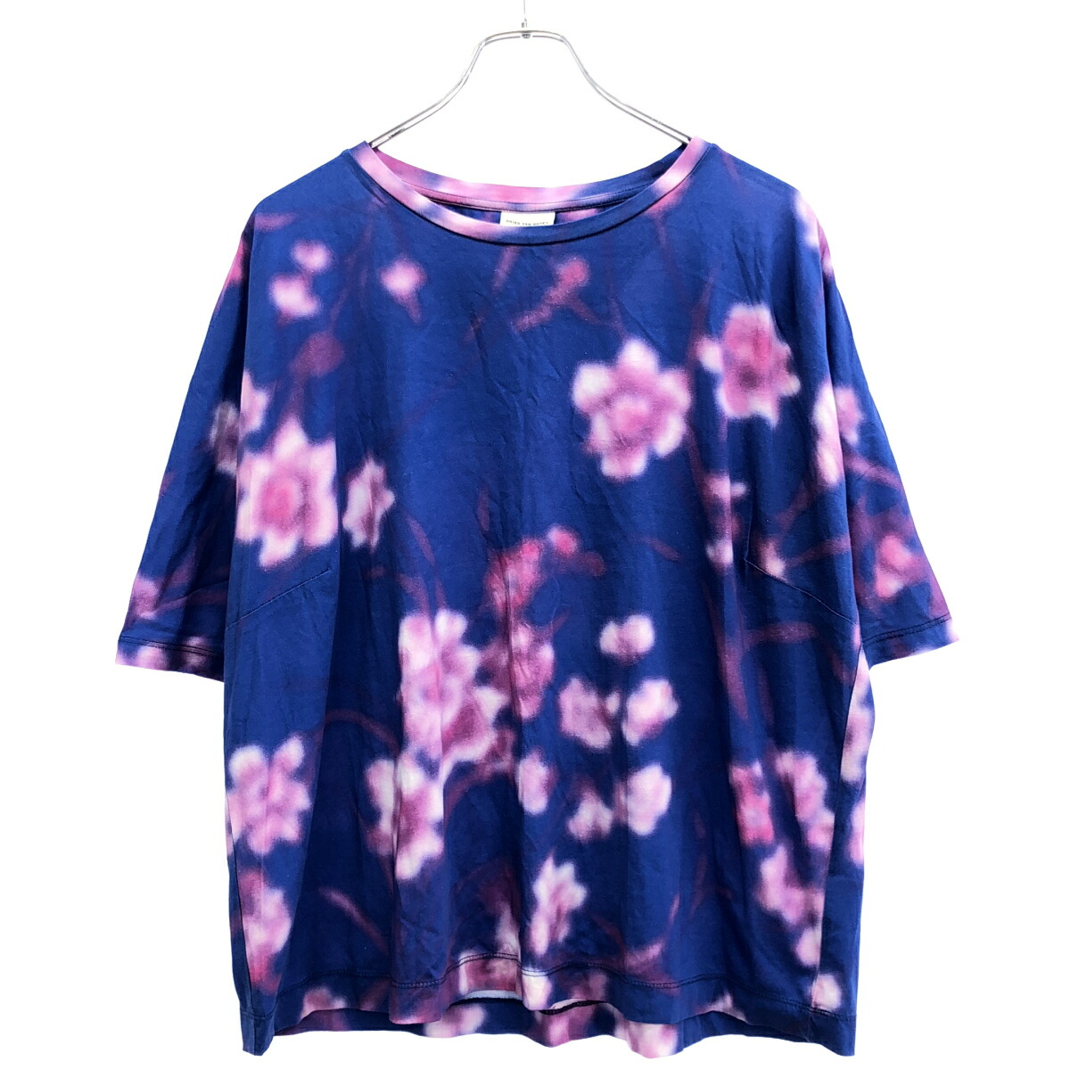 DRIES VAN NOTEN ドリスヴァンノッテン 19SS モザイクフラワープリントプルオーバー  青色 S 【中古】 IT1O7W66XZE6