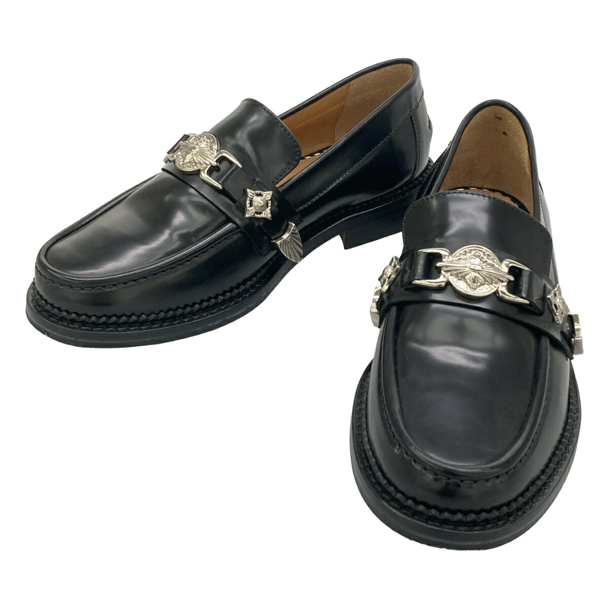 TOGA PULLA トゥーガ プルラ ローファーシューズ 0220G 黒いこと 37 【中古】 ITFC2R0LNCET
