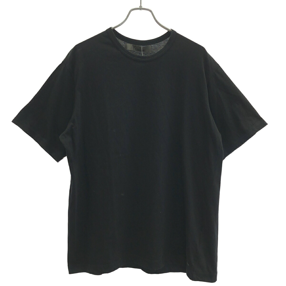Y\u0027s for men ワイズ フォーメン ロゴタイプ刷り上げる 刷り上げるティーシャツ MS-T41-096 黒いこと 3 【中古】 IT54SHD9RQ8M