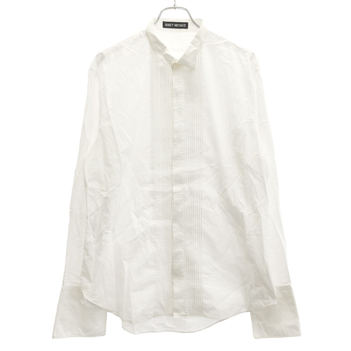 ISSEY MIYAKE イッセイミヤケ 15AW シャツ ME53FJ090 ホワイト 3 【中古】 IT9VLDJXMJ2O｜MODESCAPE 店