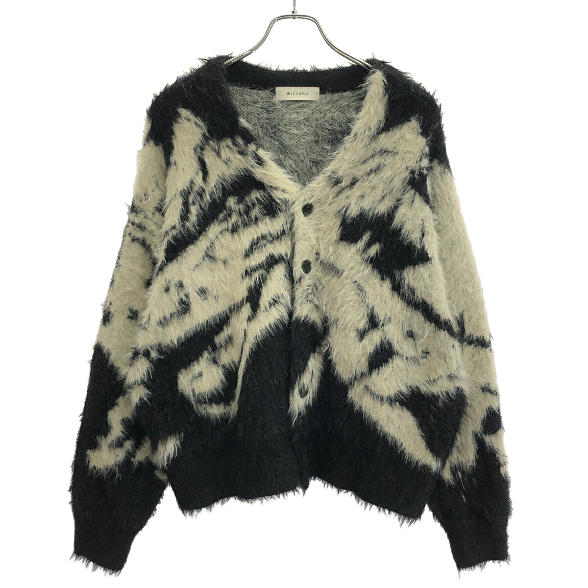 Wizzard はやりっ児 JACQUARD CARDIGAN SHOKKAKUTEKI SONZAI  ジレー  黒いこと 白いこと 1 【中古】 ITMRCM9S4K0P