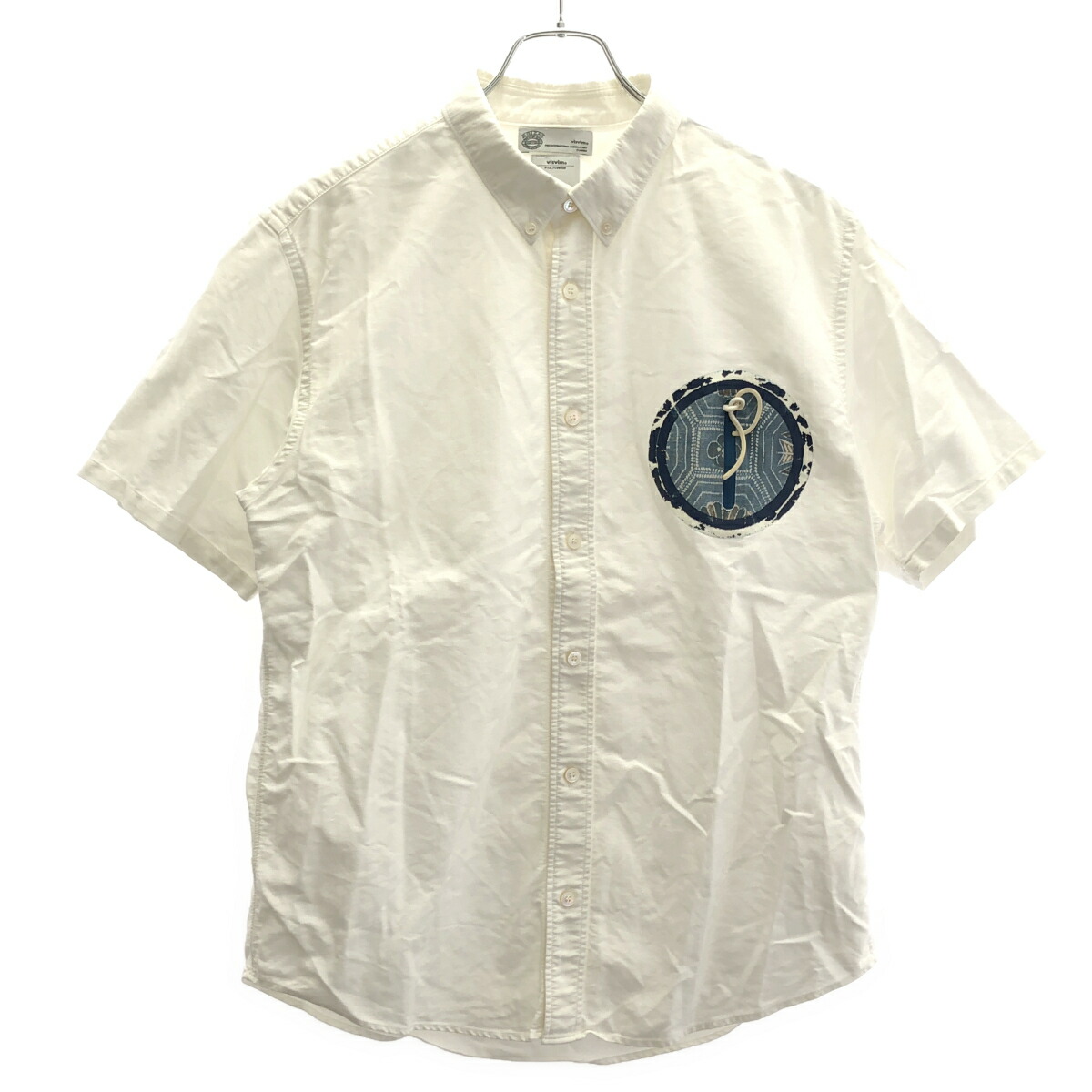 visvim ビズビム 12SS JUNEAU WELD SHIRT ショートスリーブシャツ 0112105011007 白いこと 3 【中古】 IT2TEQY72530