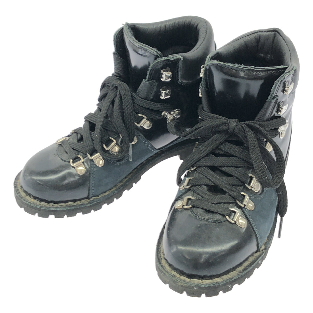 CECILIE BAHNSEN ×DIEMME セシリーバンセン×ディエッメ レザートレッキングブーツ  黒いこと 36 【中古】 ITHI61QREQAQ