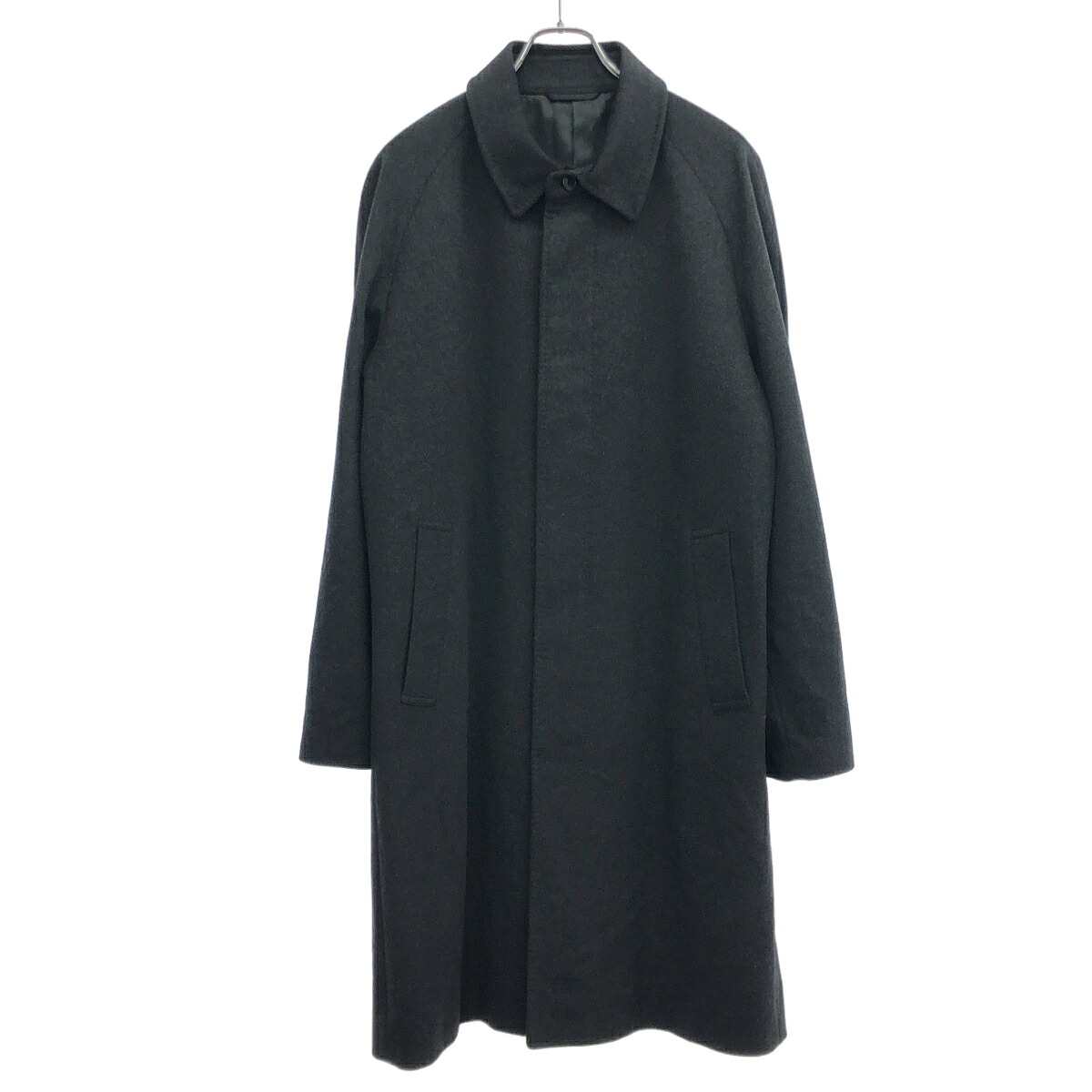 Yohji Yamamoto D'URBAN A.A.R ヨウジヤマモト ダーバンアール カシミヤステンカラーコート ブラック L 【中古】 ITNSC4LELTI8|MODESCAPE 店