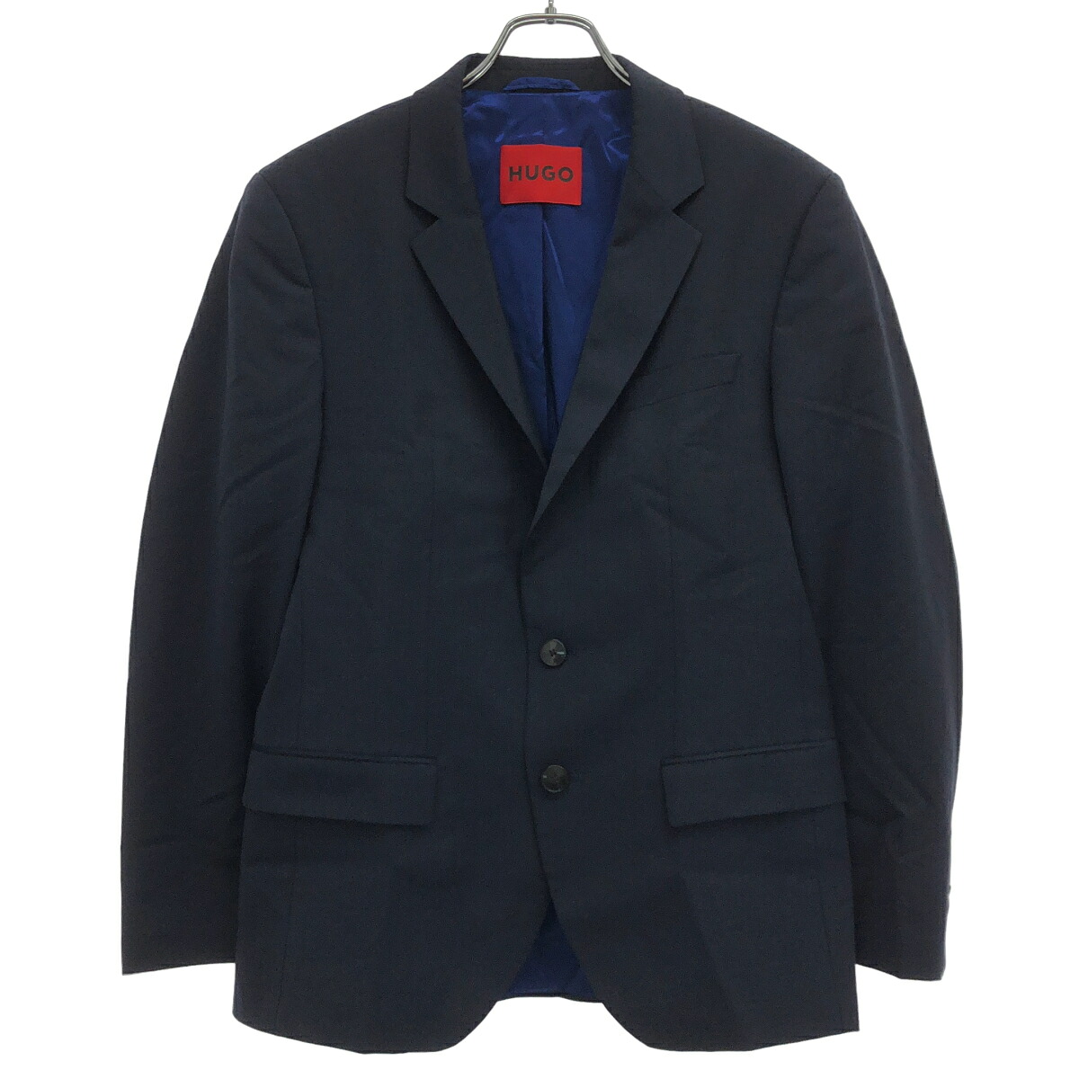 HUGO BOSS ヒューゴ ボス スリムフィットジャケット&パンツ セットアップスーツ 50485862 ネイビー 48 【中古】 IT8JFZJZE23O|MODESCAPE 店