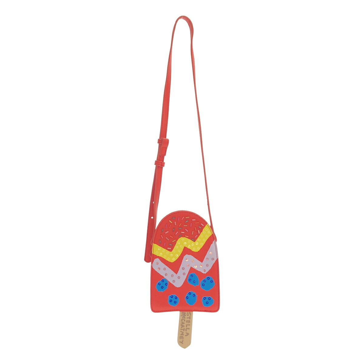 STELLA McCARTNEY KIDS 中心柱 ポールマッカートニー キッズ ショルダーバッグ  赤いこと  【中古】 IT6AYE1ZW2AO