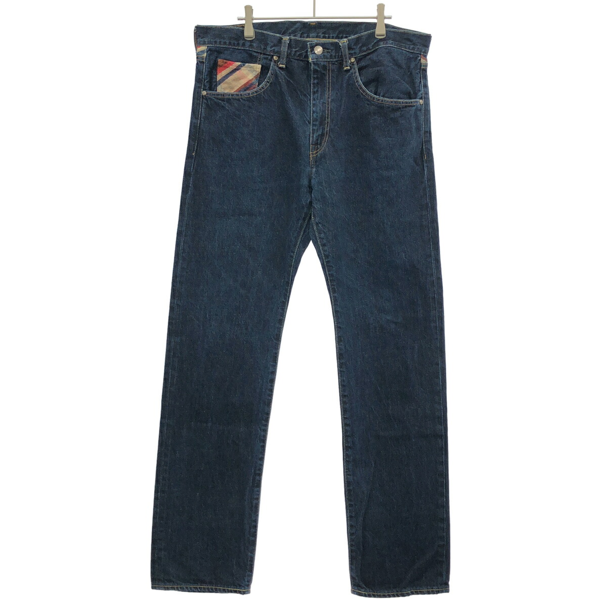 A BATHING APE ア ベイシング エイプ ストレートデニムパンツ 001DP0801001X インディゴブルー XL 【中古】 ITC0E4TGJIAY