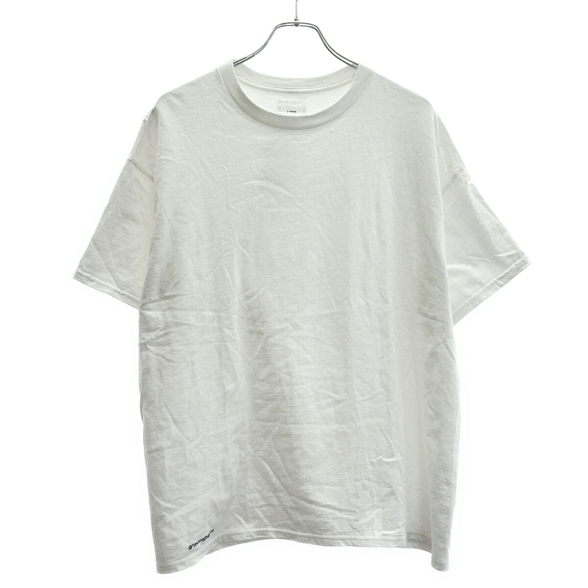 g\u0027mouning Original Cotton T-Shirts オーガニックコットンティーシャツ  白いこと 書きあらわすなし 【中古】 ITET7JCW23D1