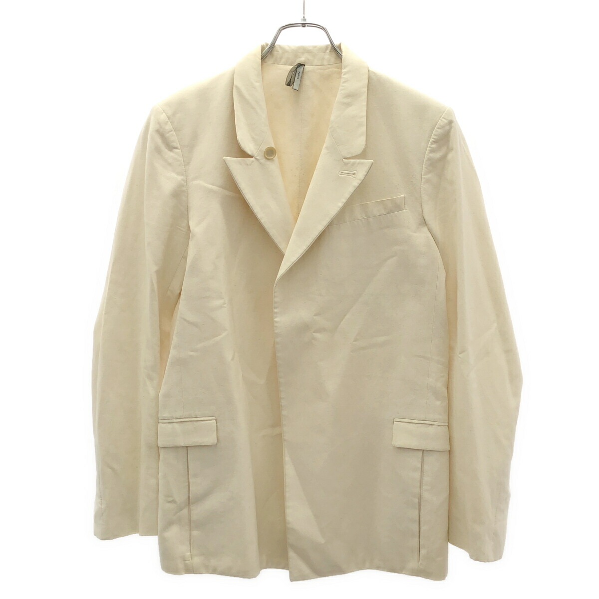 Dior HOMME ディオールオム 12SS 上衣\u0026ズボン下 セットアップ 263C291F1938/263C109A1938 象牙色 44 【中古】 ITHBQOFR1WKP