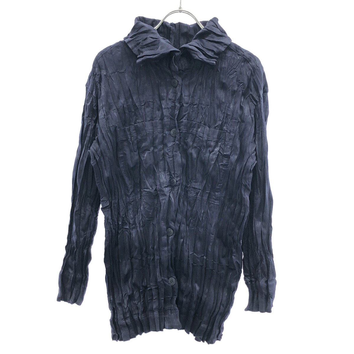 me ISSEY MIYAKE ミーイッセイ ミヤケ 筋目ティーシャツ MI03FD671 米国海軍 F 【中古】 ITUAPNJOQLTC