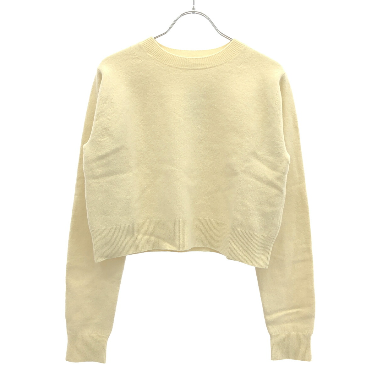 AURALEE オーラリー 21AW FELTED WOOL KNIT ウールニットセーター A21AP04空想科学小説 象牙色 1 【中古】 ITP2GSWFWARM