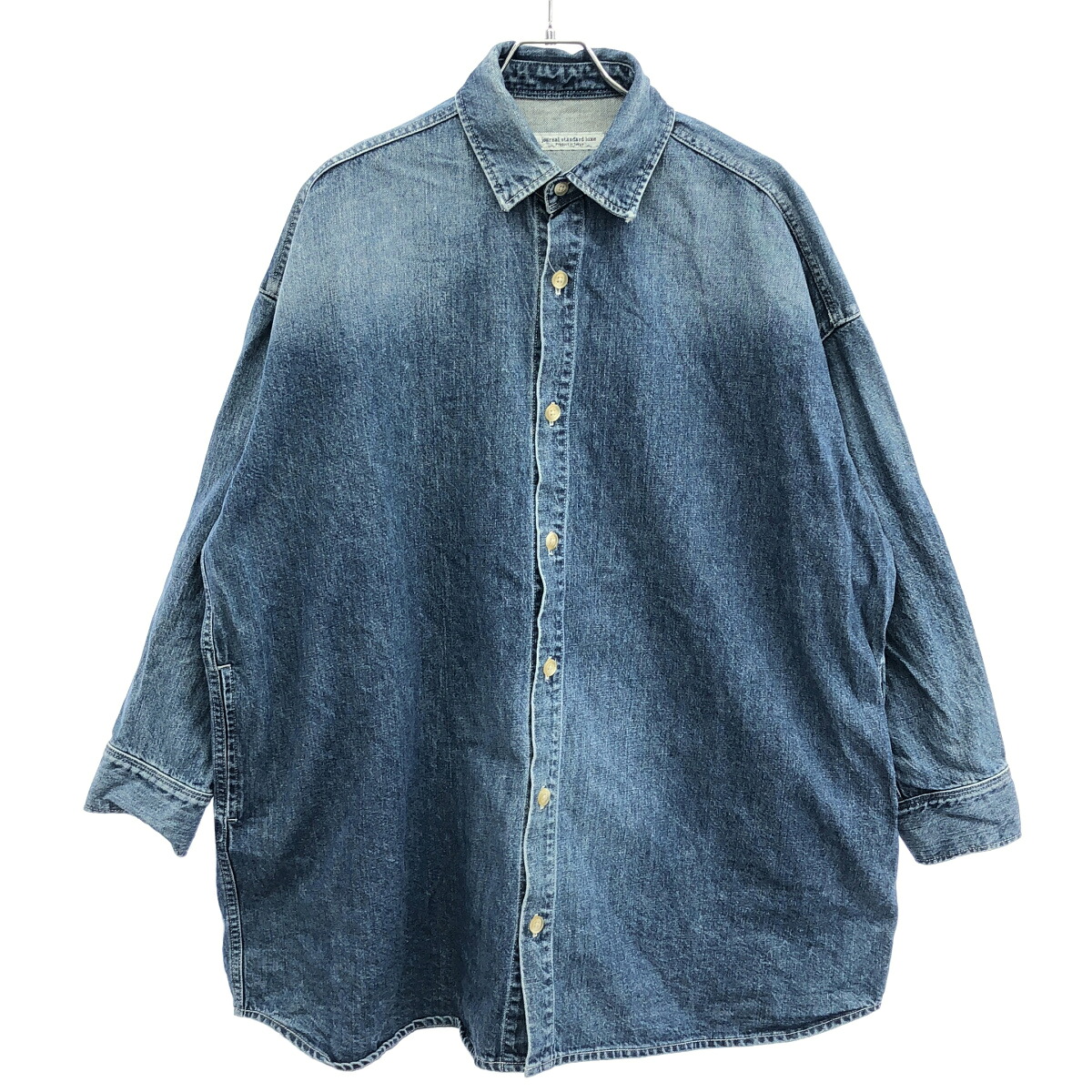 journal standard luxe ジャーナルスタンダード ラックス 10OZ denimシャツ 24-050-440-2010 インディゴブルー 【中古】 ITRSU6QINT2I｜MODESCAPE 店