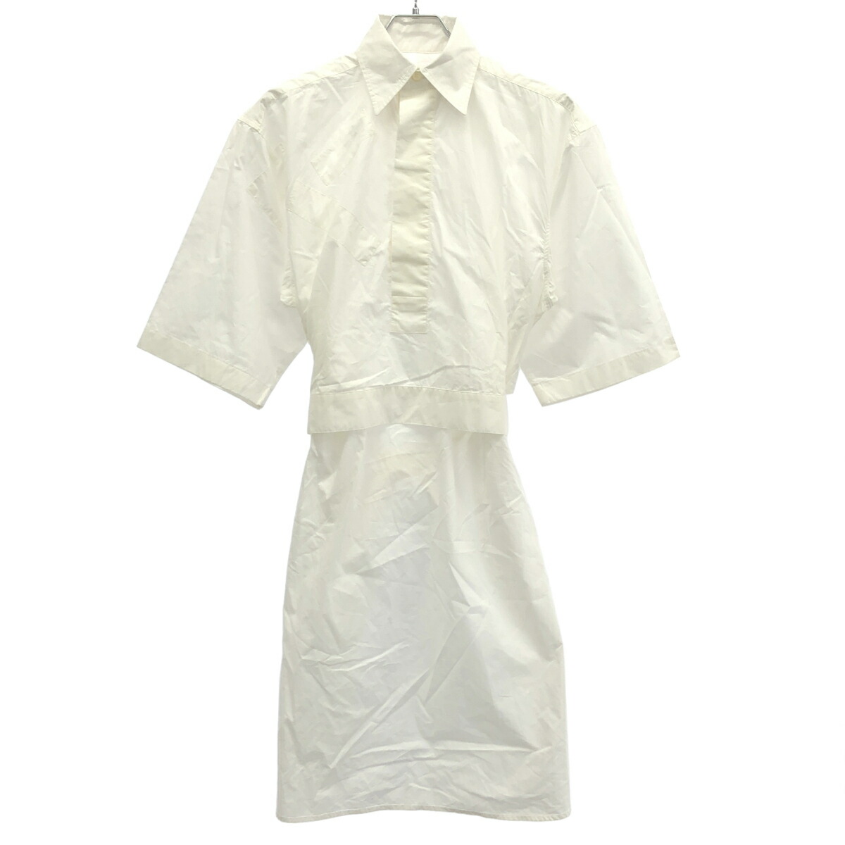 PLAN C 腹積もり シー バックロングプルオーバーシャツ CMCAB52J00TC001 白いこと 36 【中古】 IT1JW7ZUUPKW