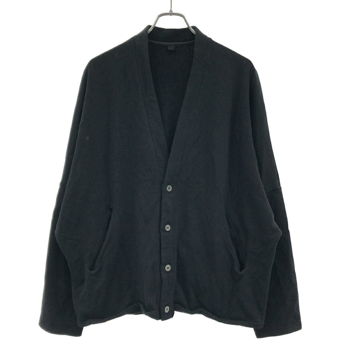 VU  ヴウ sweat cardigan スウェットカーディガン  黒いこと 1 【中古】 ITL0CGQ5QTFG