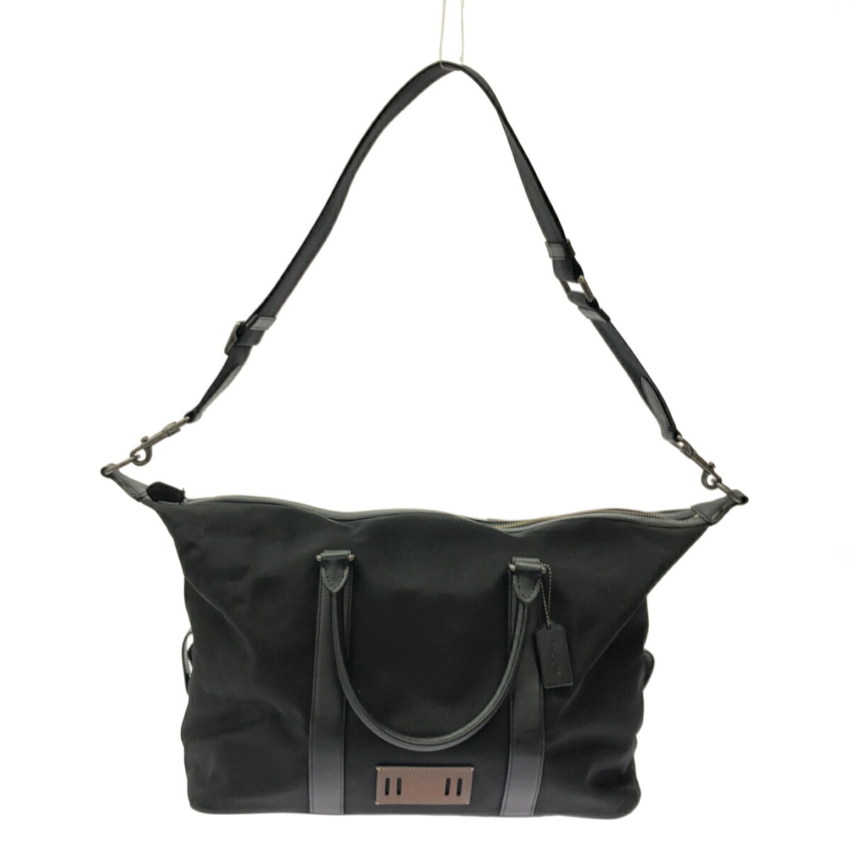 COACH コーチ職 2WAY ボストンバッグ D1880-F27610 黒いこと  【中古】 ITBSHSMPPPZ2